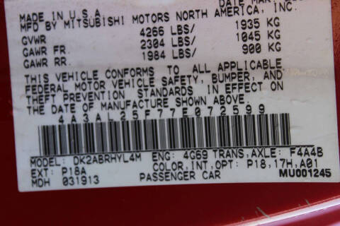 2007 Mitsubishi Eclipse Spyder GS