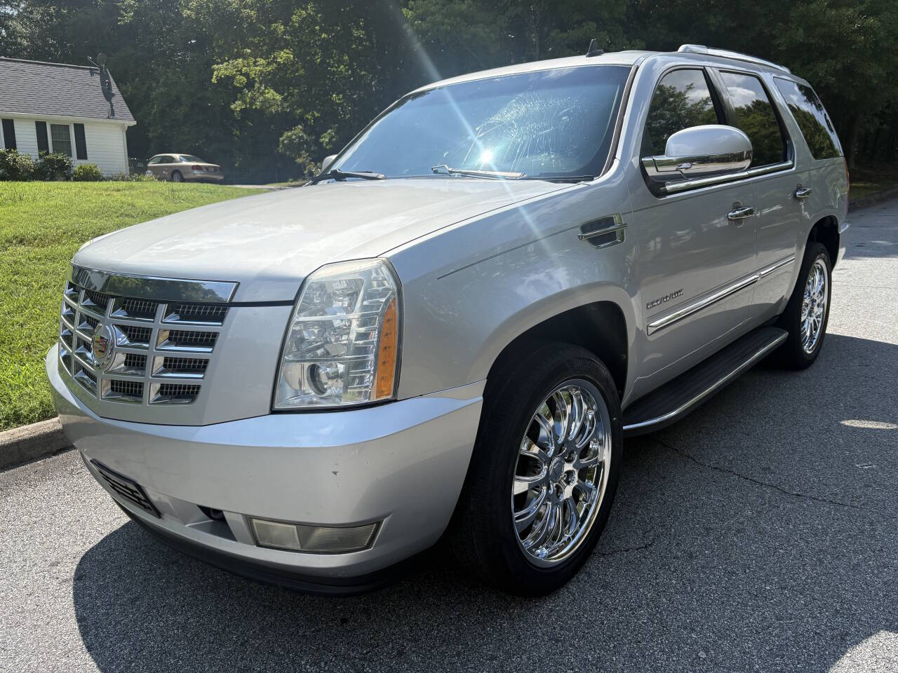 Silver 2013 Cadillac Escalade Base 4dr SUV 1