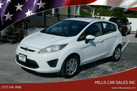 2011 Ford Fiesta for sale at MILLS CAR SALES INC in Clearwater FL