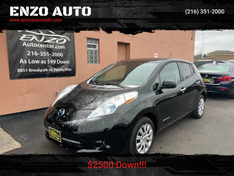 2014 Nissan LEAF for sale at ENZO AUTO in Parma OH