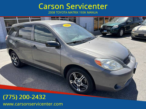 2008 Toyota Matrix for sale at Carson Servicenter in Carson City NV