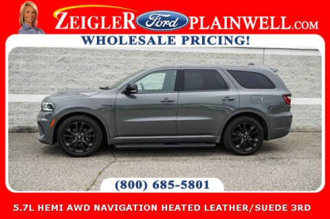 2021 Dodge Durango for sale at Zeigler Ford of Plainwell in Plainwell MI