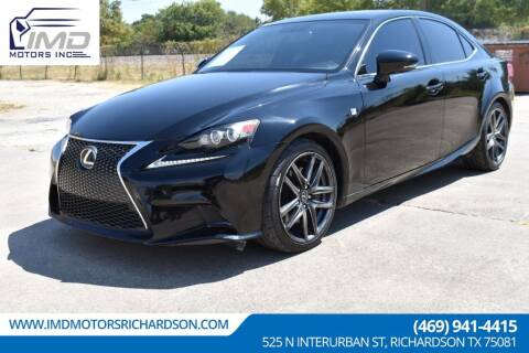 2016 Lexus IS 200t for sale at IMD Motors in Richardson TX