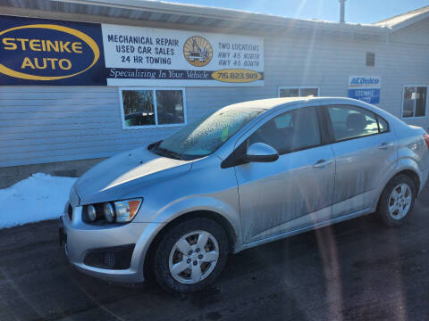 2014 Chevrolet Sonic for sale at STEINKE AUTO INC. in Clintonville WI