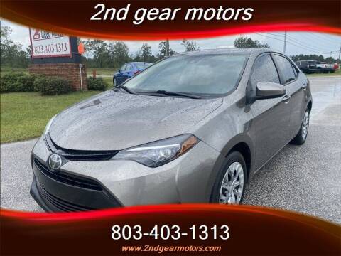 2017 Toyota Corolla for sale at 2nd Gear Motors in Lugoff SC