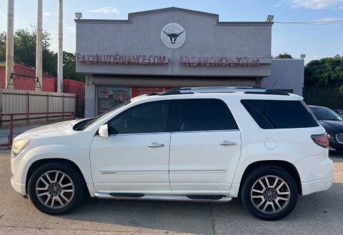 2014 GMC Acadia for sale at Eazy Auto Finance in Dallas TX