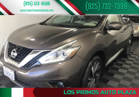 2015 Nissan Murano for sale at Los Primos Auto Plaza in Brentwood CA