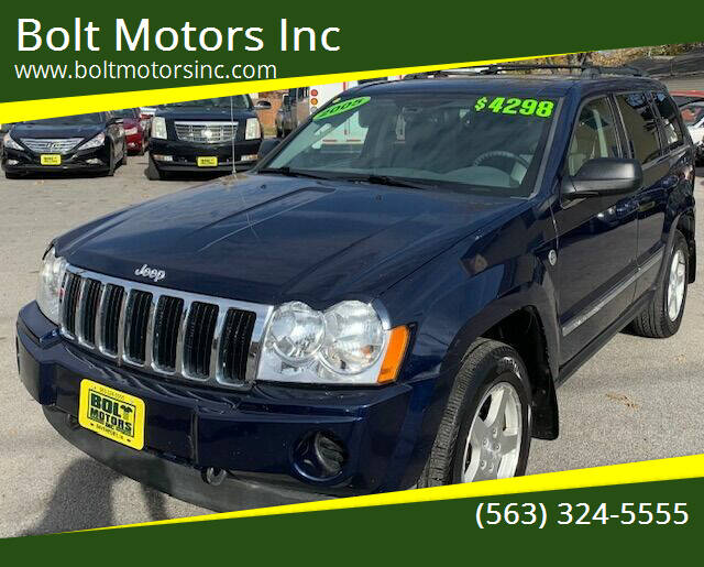 2005 Jeep Grand Cherokee for sale at Bolt Motors Inc in Davenport IA