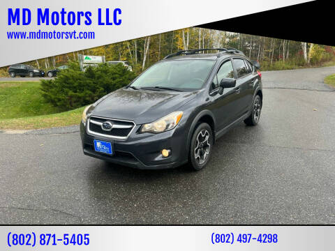 2015 Subaru XV Crosstrek for sale at MD Motors LLC in Williston VT