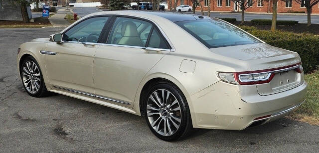 2017 Lincoln Continental for sale at C.C.R. Auto Sales, Inc. in New Lenox, IL