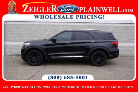 2021 Ford Explorer Hybrid for sale at Zeigler Ford of Plainwell- Jeff Bishop - Zeigler Ford of Lowell in Lowell MI