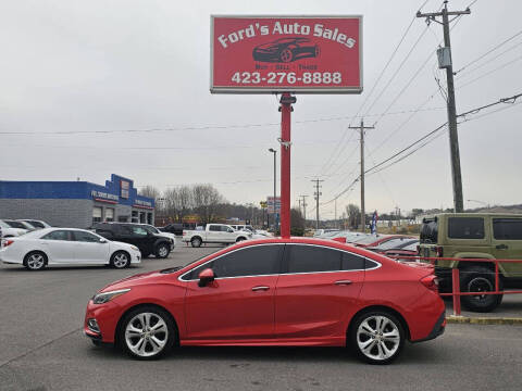 2016 Chevrolet Cruze for sale at Ford's Auto Sales in Kingsport TN