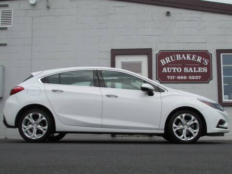 2018 Chevrolet Cruze for sale at Brubakers Auto Sales in Myerstown PA