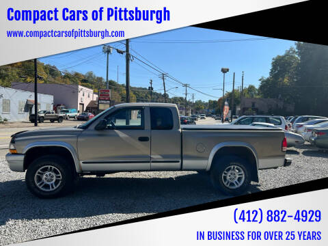 2002 Dodge Dakota for sale at Compact Cars of Pittsburgh in Pittsburgh PA