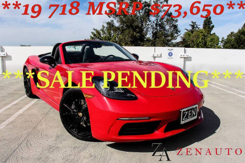 2019 Porsche 718 Boxster for sale at Zen Auto Sales in Sacramento CA