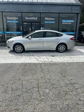 2014 Ford Fusion for sale at Georgia Certified Motors in Stockbridge GA