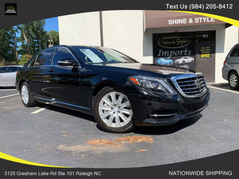 2014 Mercedes-Benz S-Class for sale at Shine & Style Imports in Raleigh NC
