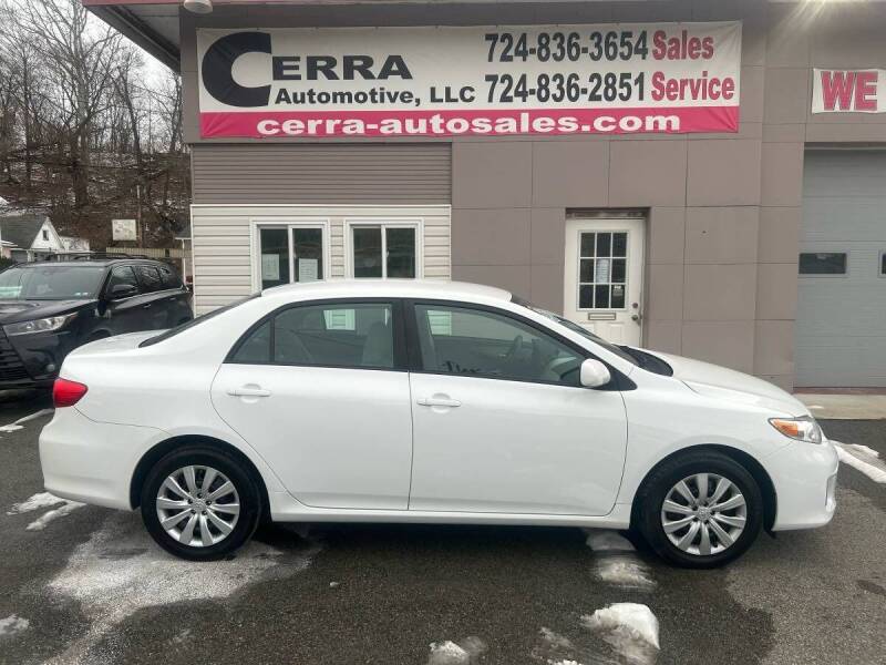 2012 Toyota Corolla for sale at Cerra Automotive LLC in Greensburg PA