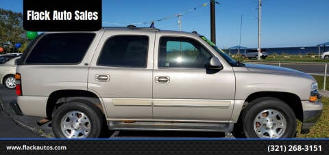 2005 Chevrolet Tahoe for sale at Flack Auto Sales in Titusville FL