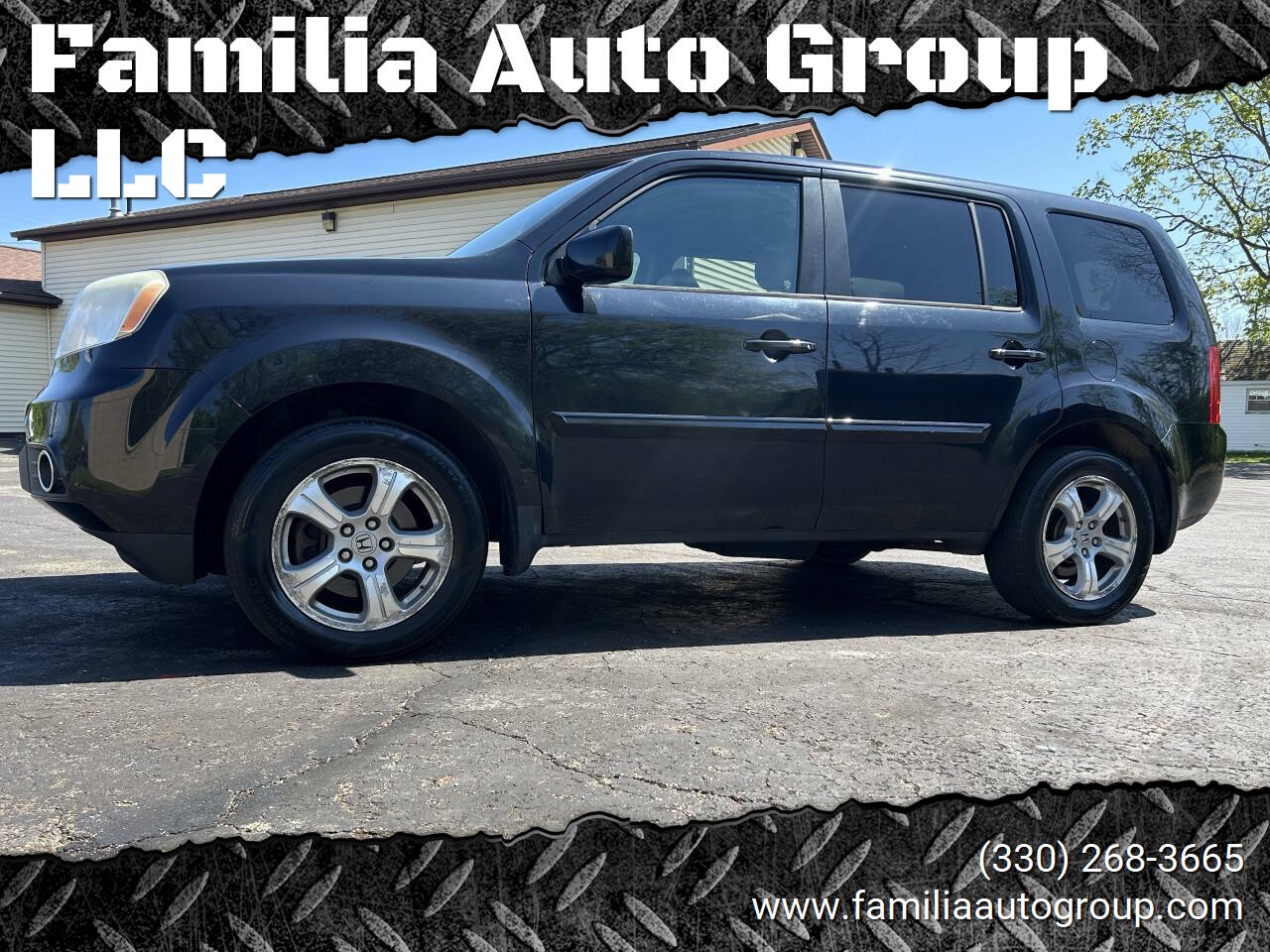 Black 2015 Honda Pilot EX-L 4x4 EX-L 4dr SUV 1