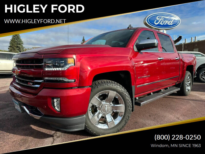2018 Chevrolet Silverado 1500 for sale at HIGLEY FORD in Windom MN