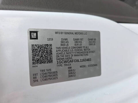 2020 Chevrolet Express 2500