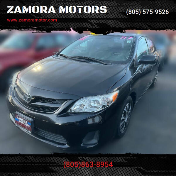 2011 Toyota Corolla for sale at ZAMORA MOTORS in Oxnard CA