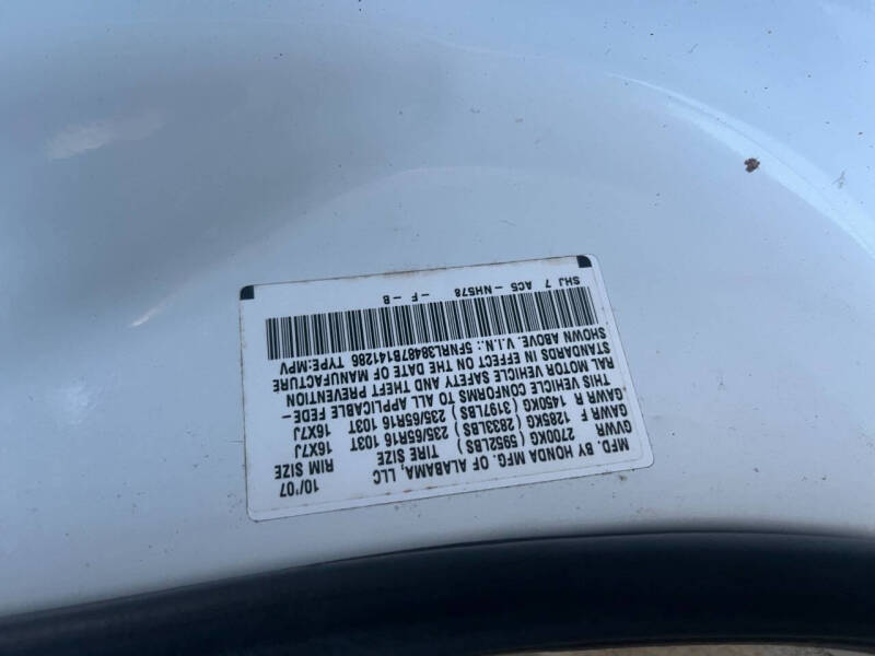 2007 Honda Odyssey EX photo 12