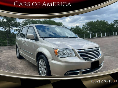 2016 Chrysler Town and Country for sale at Cars of America in Houston TX