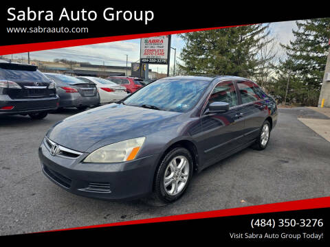 2006 Honda Accord for sale at Sabra Auto Group in Whitehall PA