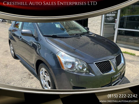 2010 Pontiac Vibe for sale at Cresthill Auto Sales Enterprises LTD in Crest Hill IL