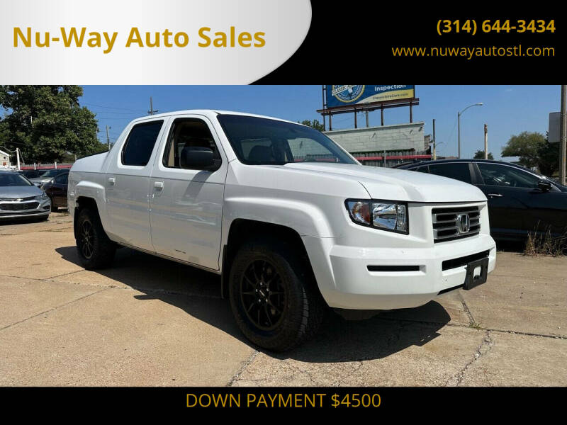 2008 Honda Ridgeline for sale at Nu-Way Auto Sales in Saint Louis MO