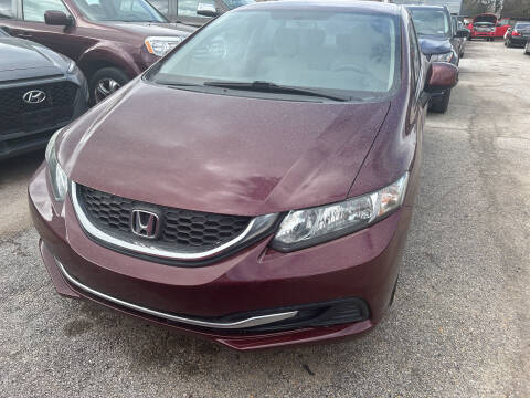 2013 Honda Civic for sale at HOUSTON SKY AUTO SALES in Houston TX