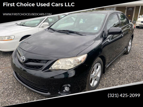 2013 Toyota Corolla for sale at First Choice Used Cars LLC in Melbourne FL