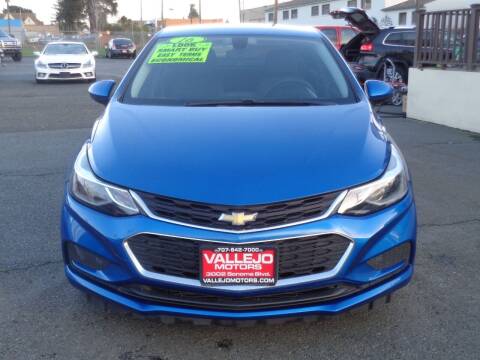 2016 Chevrolet Cruze for sale at Vallejo Motors in Vallejo CA