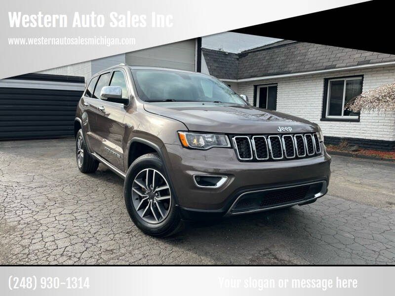 2020 Jeep Grand Cherokee for sale at Western Auto Sales Inc in Farmington Hills MI