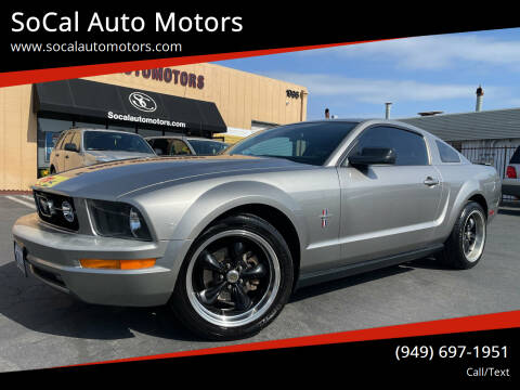 2008 Ford Mustang for sale at SoCal Auto Motors in Costa Mesa CA