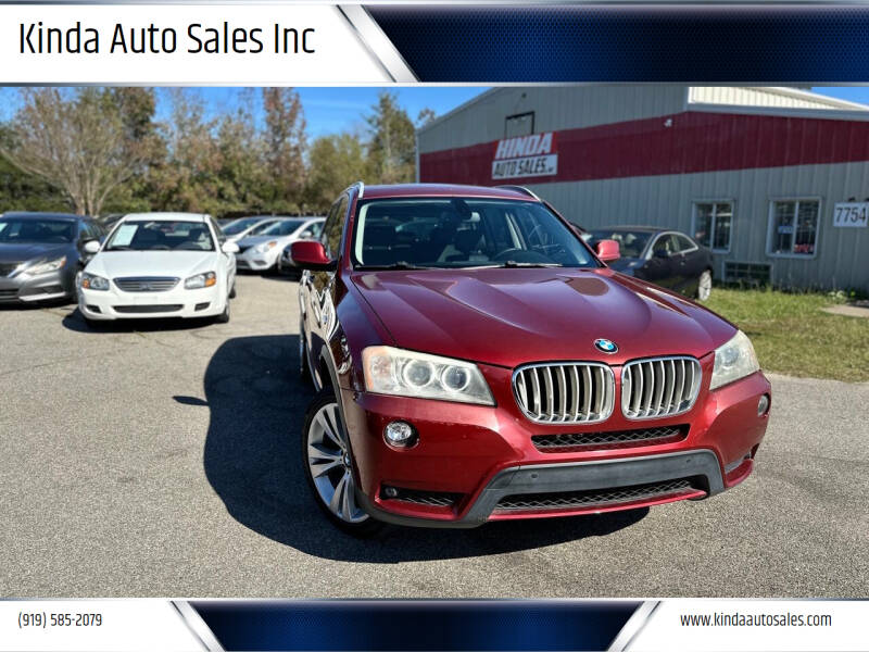 2011 BMW X3 for sale at Kinda Auto Sales Inc in Clayton NC