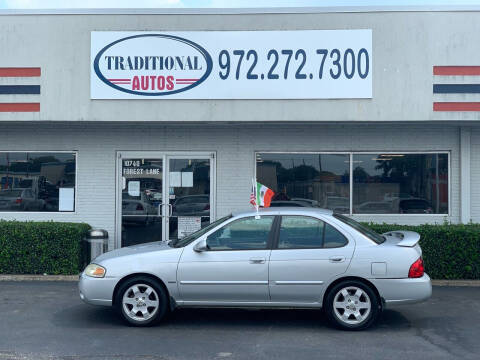 2005 Nissan Sentra for sale at Traditional Autos in Dallas TX