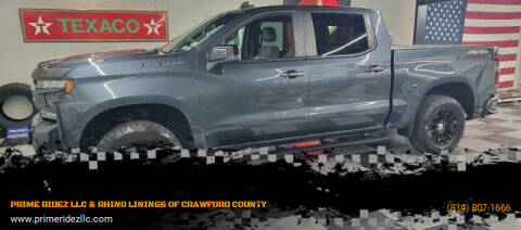 2020 Chevrolet Silverado 1500 for sale at PRIME RIDEZ LLC & RHINO LININGS OF CRAWFORD COUNTY in Meadville PA