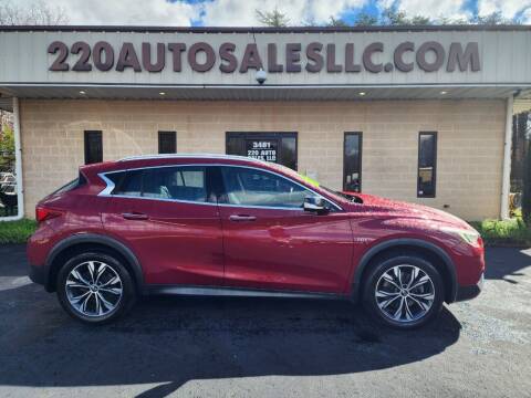 2018 Infiniti QX30 for sale at 220 Auto Sales LLC in Madison NC