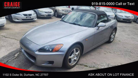 2001 Honda S2000 for sale at CRAIGE MOTOR CO in Durham NC