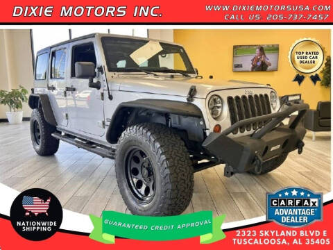 2012 Jeep Wrangler Unlimited for sale at Dixie Motors Inc. in Tuscaloosa AL