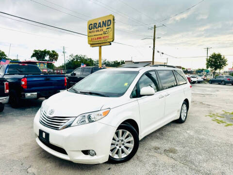 2012 Toyota Sienna for sale at Grand Auto Sales in Tampa FL