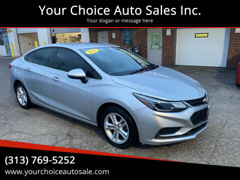 2017 Chevrolet Cruze for sale at Your Choice Auto Sales Inc. in Dearborn MI