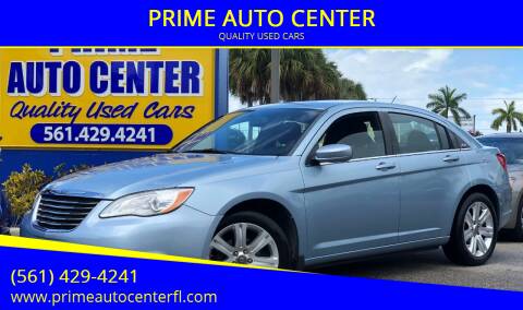 2012 Chrysler 200 for sale at PRIME AUTO CENTER in Palm Springs FL