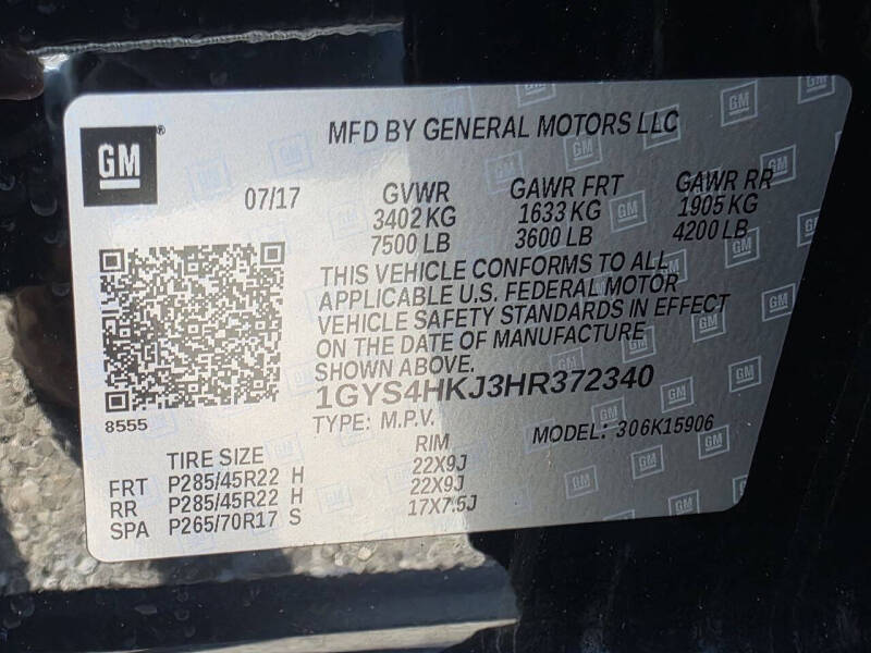 2017 Cadillac Escalade ESV Luxury