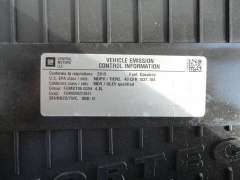 2015 GMC Savana 2500