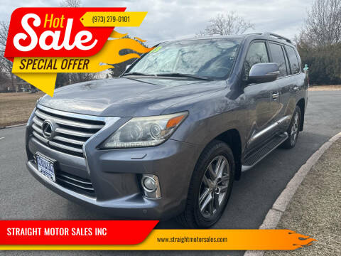 2013 Lexus LX 570 for sale at STRAIGHT MOTOR SALES INC in Paterson NJ