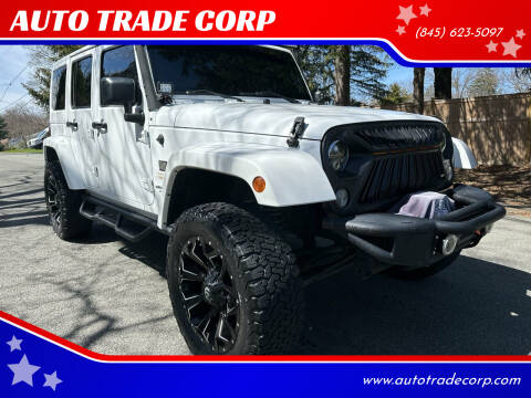 2015 Jeep Wrangler Unlimited for sale at AUTO TRADE CORP in Nanuet NY